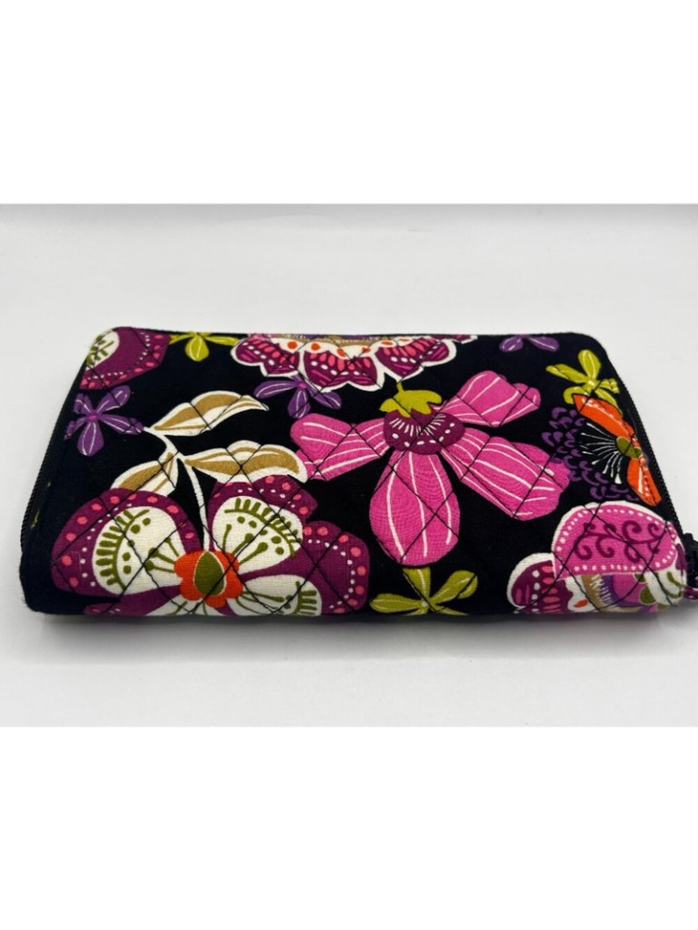 Vera Bradley Accordion Wallet Pirouette Pink - Retired Zip Around Quilted Clutch - Picture 4 of 7